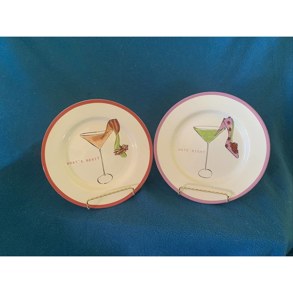 2 Date Night Plates by Rosanna